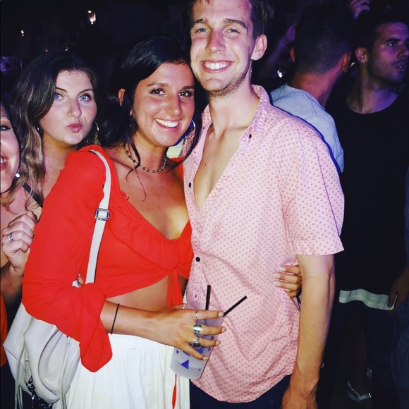 Princess Polly Red Ruffle Top - Picture 3 of 4